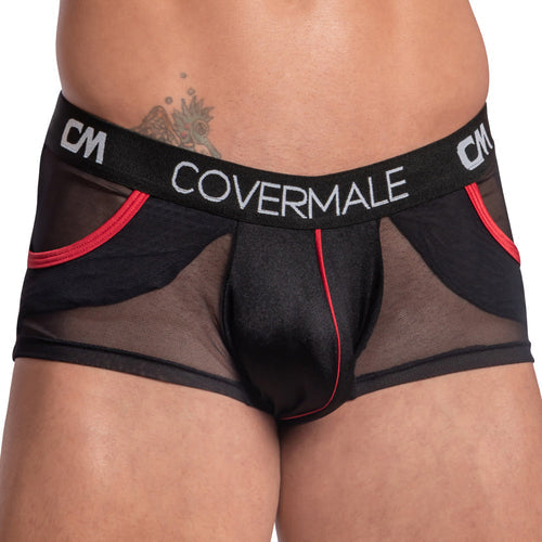 Cover Male Center Piping Boxer Trunk