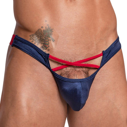 Cover Male Cross Lace Band Jockstraps